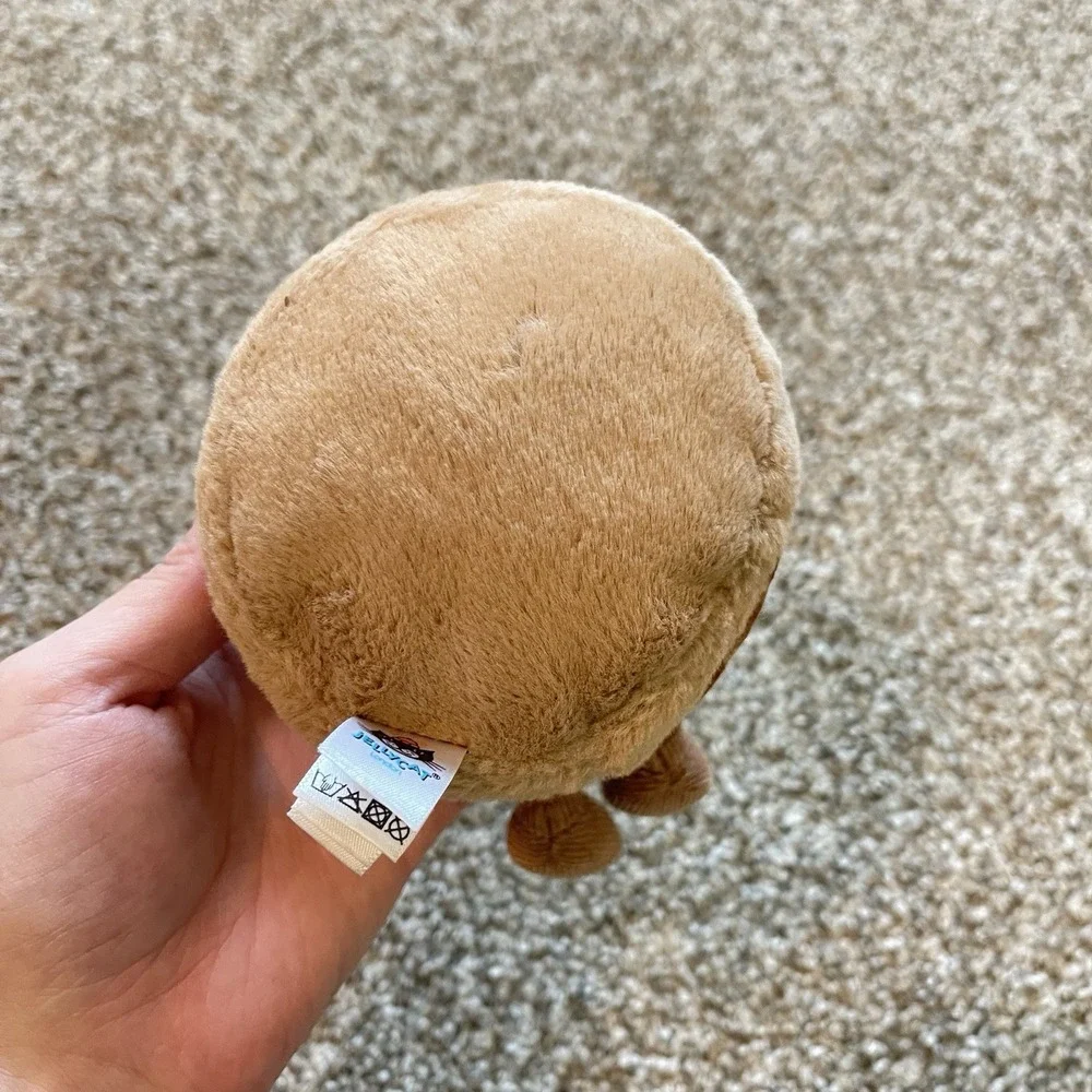 Jellycat Amuseables Mona Macaron Chocolate Food Small Brown